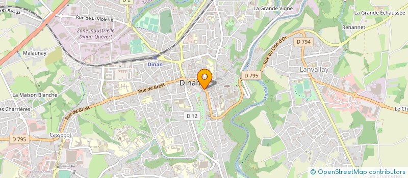 localisation de l'entreprise MONSIEUR CHRISTIAN KIM à DINAN