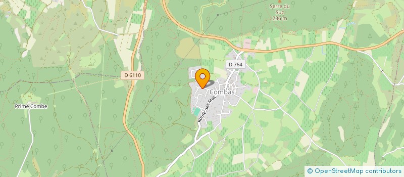 localisation de l'entreprise MONSIEUR CHRISTIAN KIMPFLEN  COMBAS