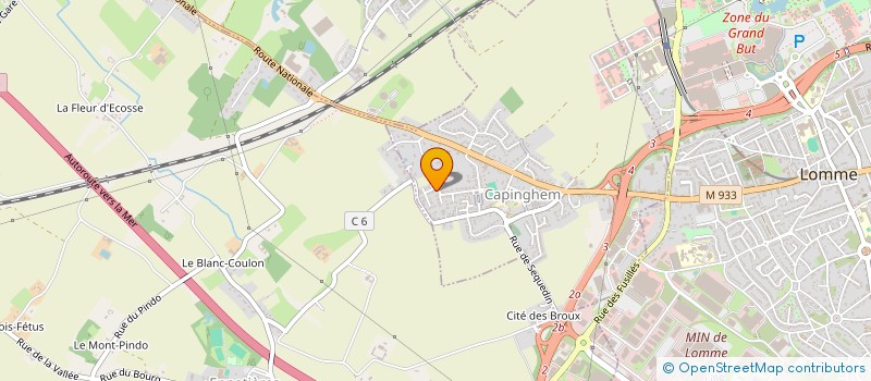 localisation de l'entreprise MONSIEUR CHRISTIAN KINTZIG  ERQUINGHEM-LE-SEC