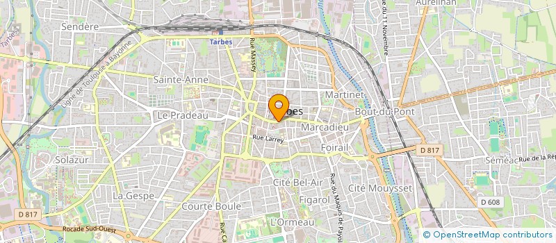 localisation de l'entreprise MONSIEUR CHRISTIAN KLEIN  TARBES