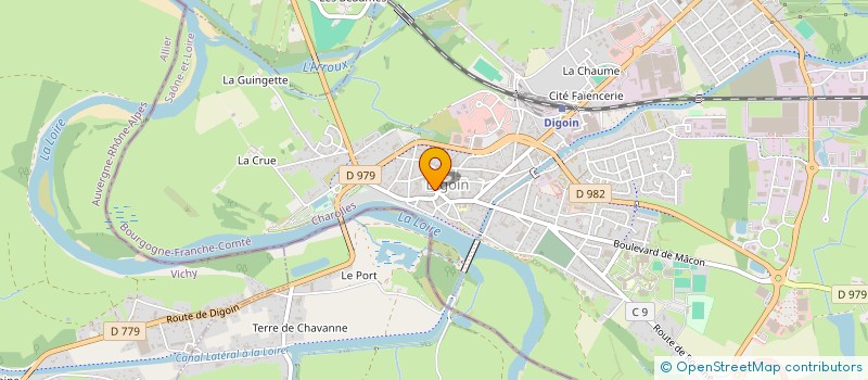 localisation de l'entreprise MONSIEUR CHRISTIAN KLOECKNER à DIGOIN
