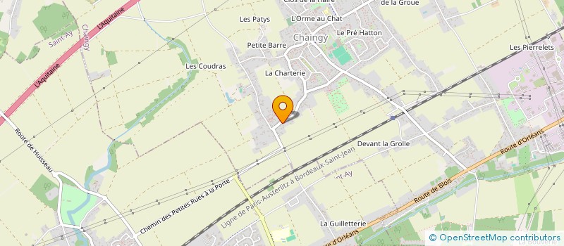 localisation de l'entreprise MONSIEUR CHRISTIAN KOUATER à CHAINGY