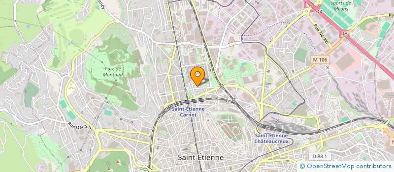 localisation de l'entreprise MONSIEUR CHRISTIAN KOUYOUMDJIAN à SAINT-ETIENNE