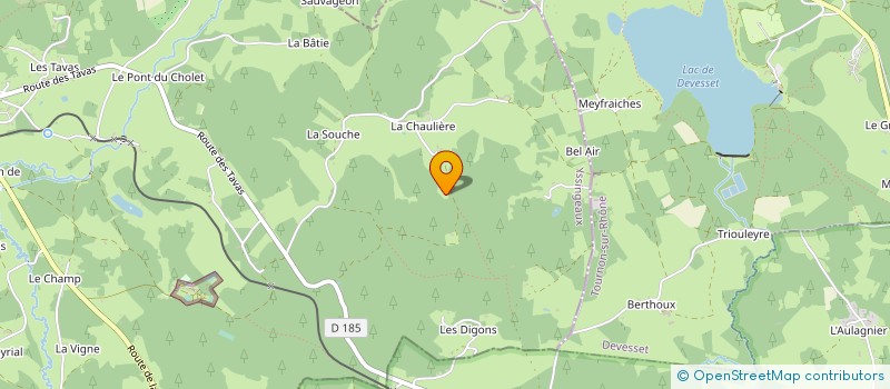 localisation de l'entreprise MONSIEUR CHRISTIAN KUCHARCZAK  LE CHAMBON SUR LIGNON