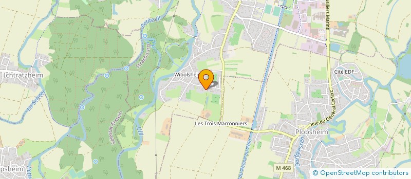 localisation de l'entreprise MONSIEUR CHRISTIAN KUHN à ESCHAU