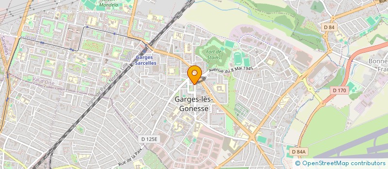 localisation de l'entreprise MONSIEUR CHRISTIAN KWAYEP KAMDEM  GARGES-LES-GONESSE