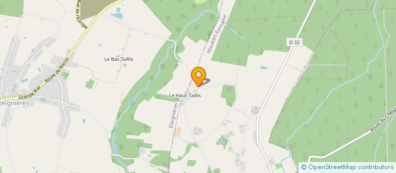 localisation de l'entreprise MONSIEUR CHRISTIAN KYRIASIS  MAUBERT-FONTAINE