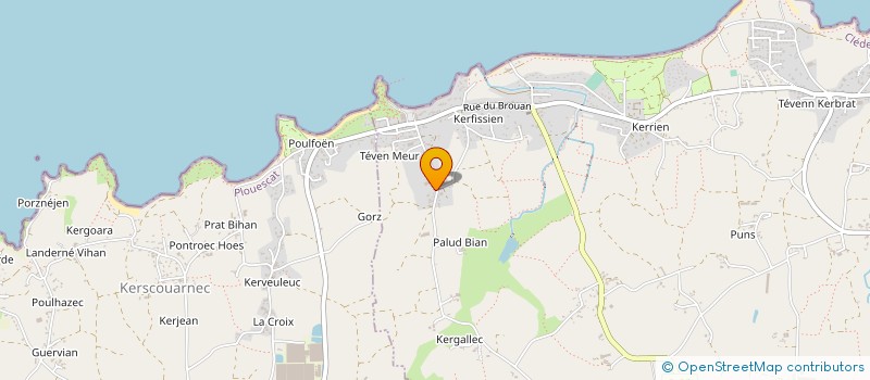 localisation de l'entreprise MONSIEUR CHRISTIAN L ARVOR à CLEDER