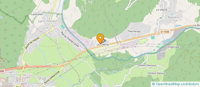 localisation de l'entreprise MONSIEUR CHRISTIAN L HOPITAL-BURDIN  SAINT-FERREOL