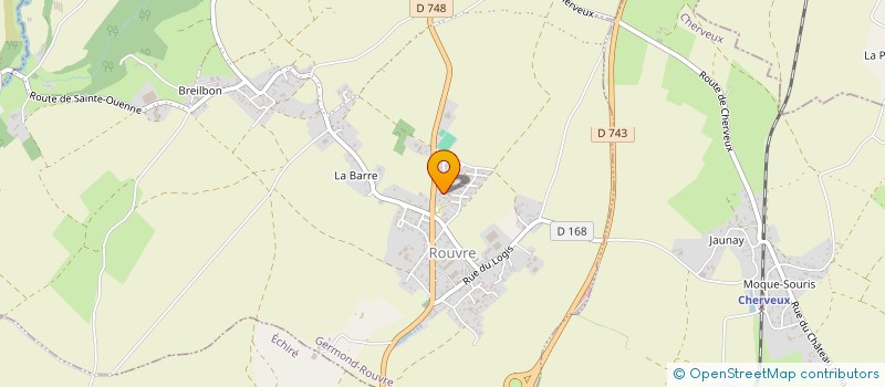 localisation de l'entreprise MONSIEUR CHRISTIAN L'HOTE  GERMOND-ROUVRE