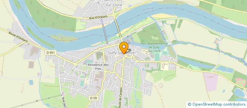 localisation de l'entreprise MONSIEUR CHRISTIAN LABBE à SULLY-SUR-LOIRE