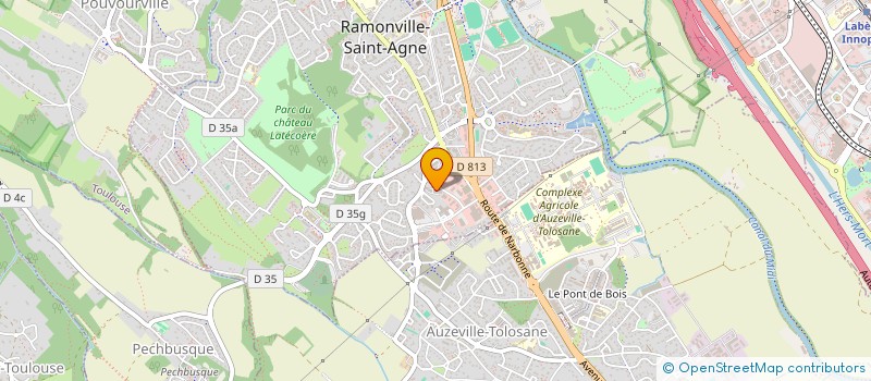 localisation de l'entreprise MONSIEUR CHRISTIAN LABEZIN à RAMONVILLE-SAINT-AGNE
