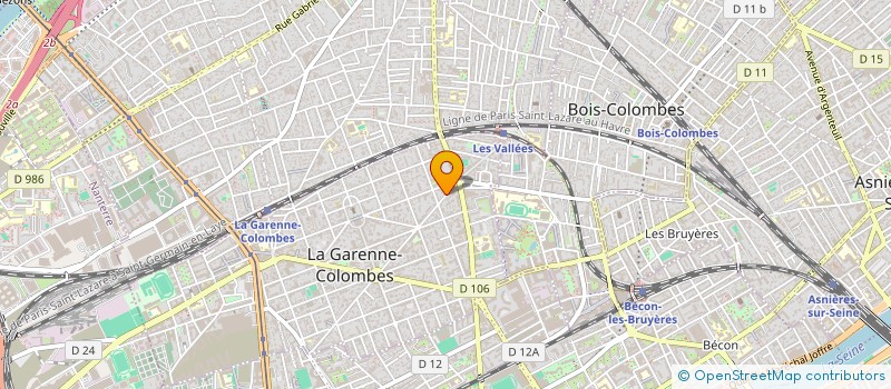 localisation de l'entreprise MONSIEUR CHRISTIAN LABORDE à LA GARENNE-COLOMBES