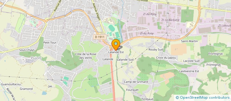 localisation de l'entreprise MONSIEUR CHRISTIAN LABOUAL  PUJOLS