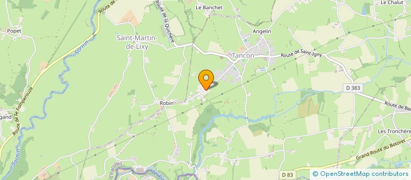 localisation de l'entreprise MONSIEUR CHRISTIAN LABROSSE  TANCON