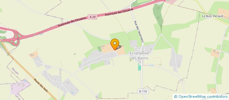 localisation de l'entreprise MONSIEUR CHRISTIAN LACAILLE  ECRETTEVILLE-LES-BAONS