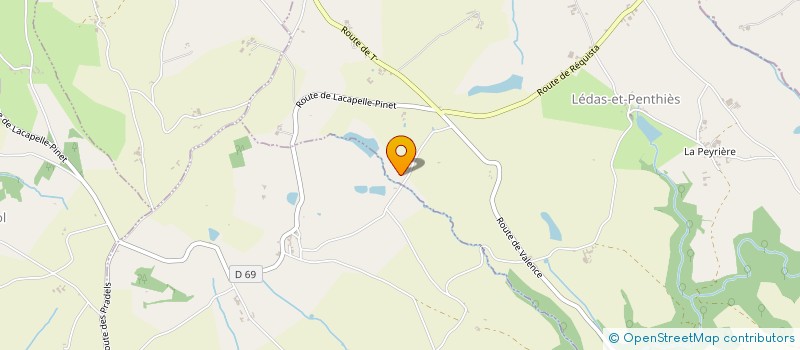 localisation de l'entreprise MONSIEUR CHRISTIAN LACAN  LACAPELLE-PINET