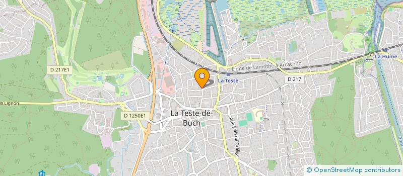 localisation de l'entreprise MONSIEUR CHRISTIAN LACAZE  BISCARROSSE