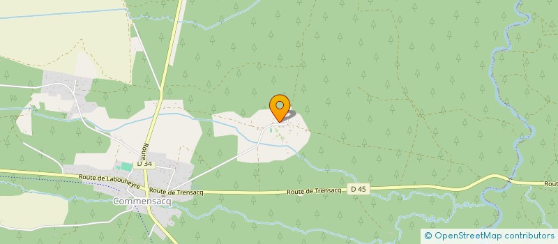 localisation de l'entreprise MONSIEUR CHRISTIAN LACROTTE  COMMENSACQ