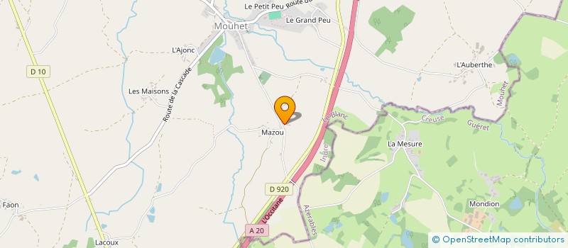 localisation de l'entreprise MONSIEUR CHRISTIAN LADAME à MOUHET