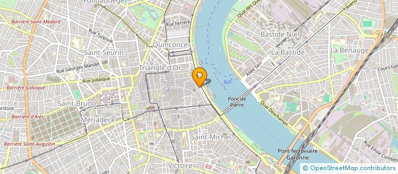 localisation de l'entreprise MONSIEUR CHRISTIAN LAFAYE  BORDEAUX