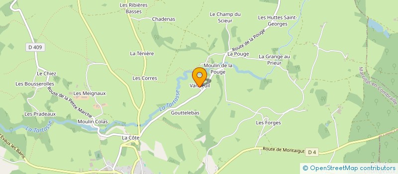 localisation de l'entreprise MONSIEUR CHRISTIAN LAFFONT-HENRI  MARCILLAT-EN-COMBRAILLE