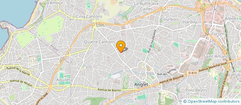 localisation de l'entreprise MONSIEUR CHRISTIAN LAFITTE à ANGLET