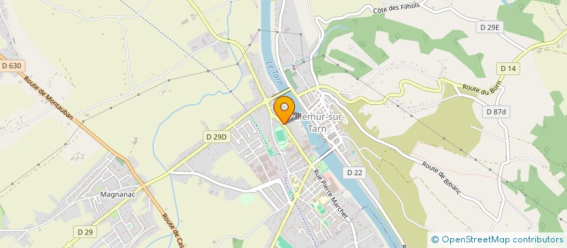 localisation de l'entreprise MONSIEUR CHRISTIAN LAGASSE  VILLEMUR-SUR-TARN