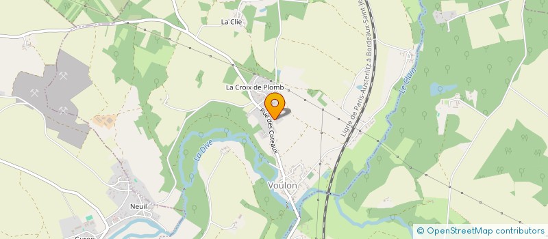 localisation de l'entreprise MONSIEUR CHRISTIAN LAGEDAMOND  ROMAGNE