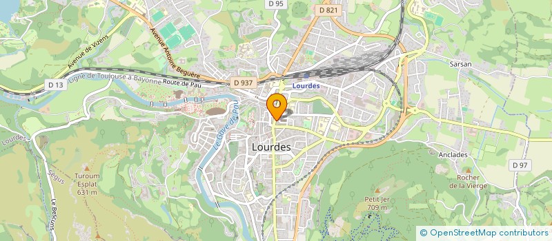 localisation de l'entreprise MONSIEUR CHRISTIAN LAGUES  POUEYFERRE