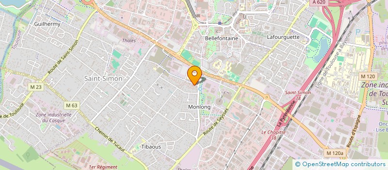 localisation de l'entreprise MONSIEUR CHRISTIAN LALA FABBY RANDRIARIMAHEFA TINA  TOULOUSE