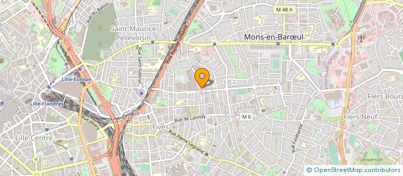 localisation de l'entreprise MONSIEUR CHRISTIAN LAMARCHE à MONS-EN-BARŒUL