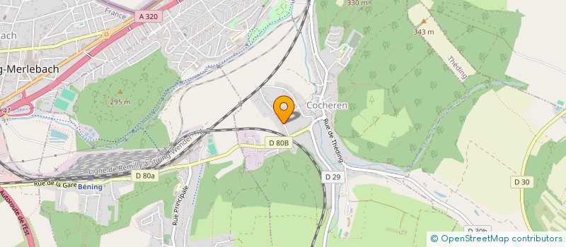 localisation de l'entreprise MONSIEUR CHRISTIAN LAMBERT  COCHEREN