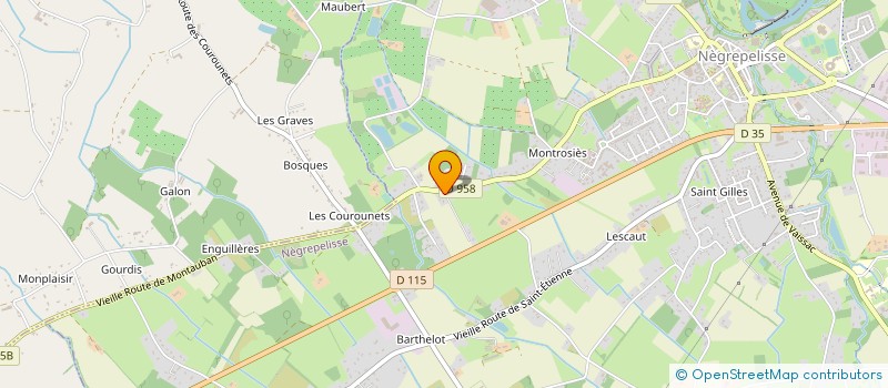 localisation de l'entreprise MONSIEUR CHRISTIAN LAMI à NEGREPELISSE