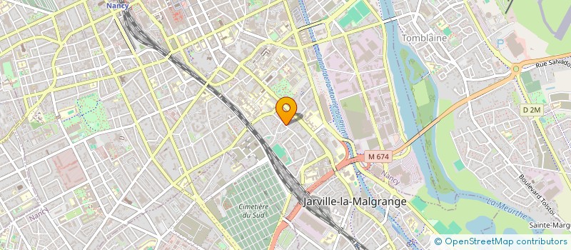 localisation de l'entreprise MONSIEUR CHRISTIAN LAMOUREUX  NANCY