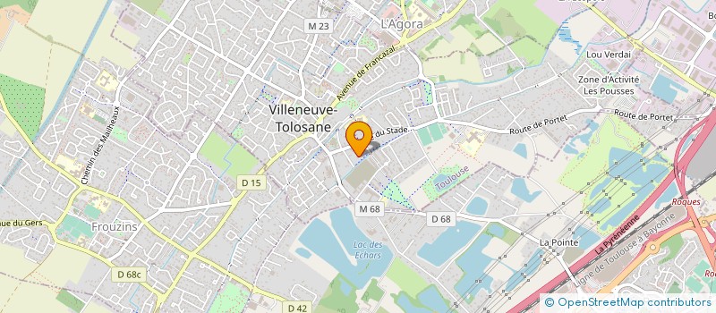 localisation de l'entreprise MONSIEUR CHRISTIAN LAMURE à VILLENEUVE-TOLOSANE