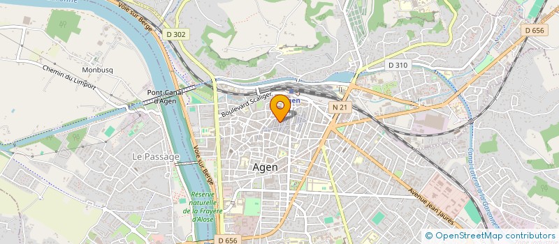 localisation de l'entreprise MONSIEUR CHRISTIAN LANCRY à AGEN