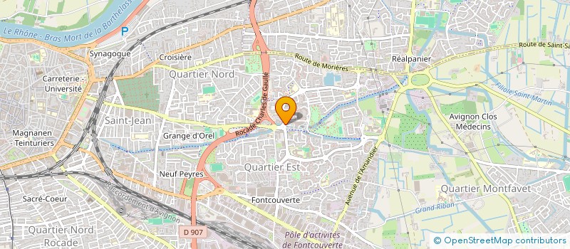 localisation de l'entreprise MONSIEUR CHRISTIAN LANDRIN  AVIGNON