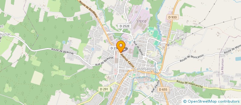 localisation de l'entreprise MONSIEUR CHRISTIAN LANDRON  CASTELJALOUX