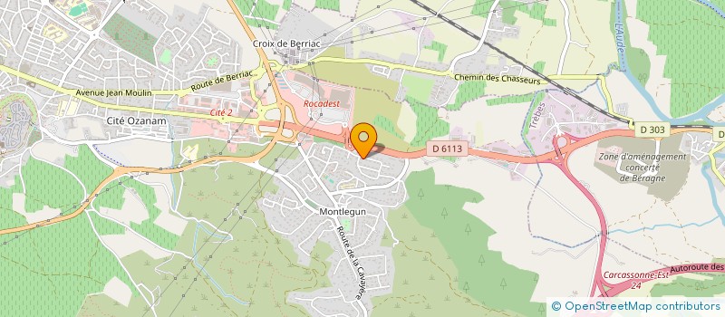 localisation de l'entreprise MONSIEUR CHRISTIAN LANE  CARCASSONNE