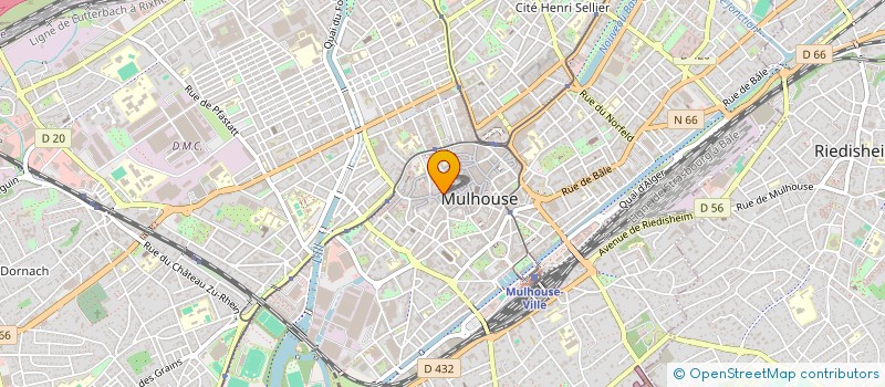 localisation de l'entreprise MONSIEUR CHRISTIAN LANG  MULHOUSE