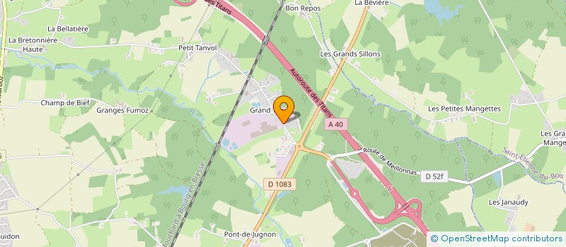 localisation de l'entreprise MONSIEUR CHRISTIAN LANGLOYS à VIRIAT