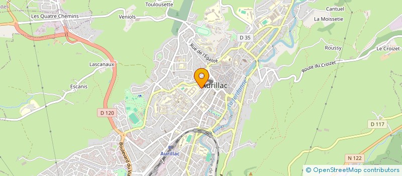 localisation de l'entreprise MONSIEUR CHRISTIAN LAPIERRE à AURILLAC