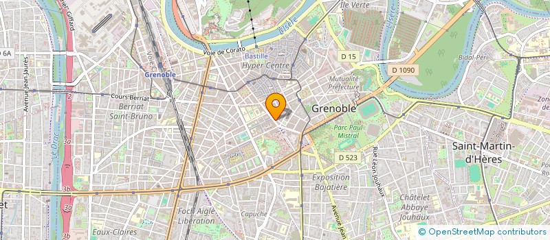 localisation de l'entreprise MONSIEUR CHRISTIAN LAPLACE  GRENOBLE