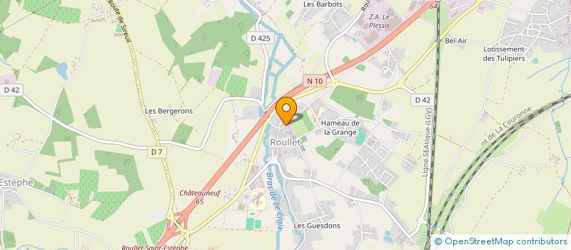 localisation de l'entreprise MONSIEUR CHRISTIAN LAPORTE  CLAIX