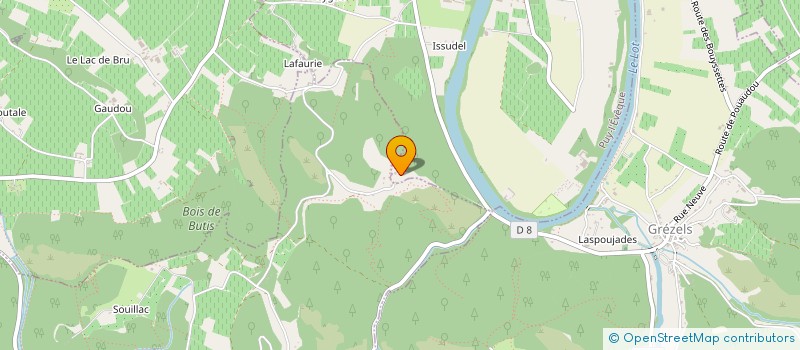 localisation de l'entreprise MONSIEUR CHRISTIAN LAQUES  FLORESSAS