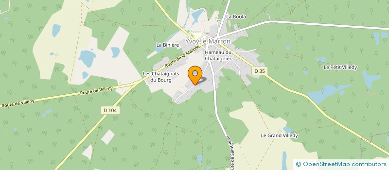 localisation de l'entreprise MONSIEUR CHRISTIAN LARCHER  YVOY-LE-MARRON