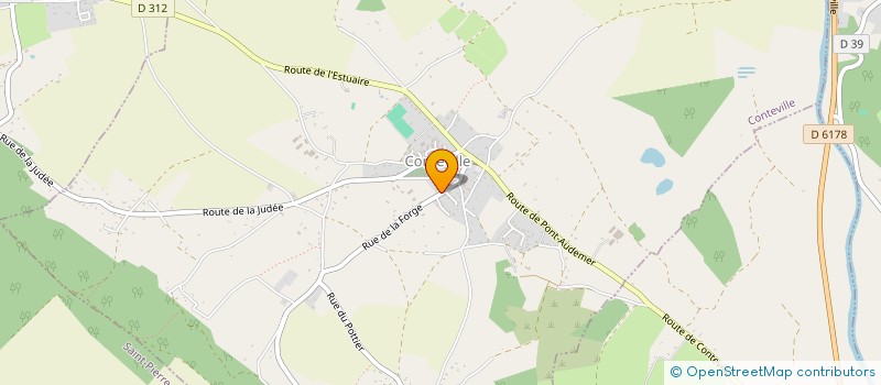 localisation de l'entreprise MONSIEUR CHRISTIAN LARCIE  CONTEVILLE