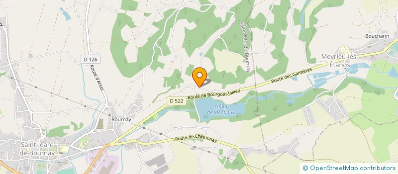 localisation de l'entreprise MONSIEUR CHRISTIAN LARDIERE  SAINT-JEAN-DE-BOURNAY