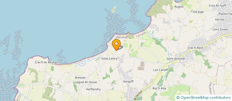 localisation de l'entreprise MONSIEUR CHRISTIAN LARMET  PLEUBIAN